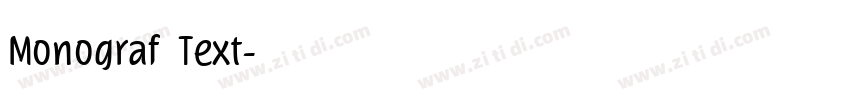 Monograf Text字体转换
